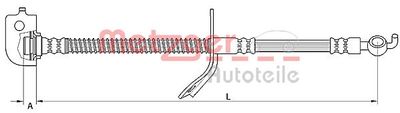 Brake Hose METZGER AUTOTEILE 4110737