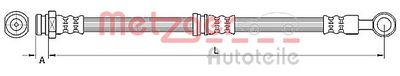 Brake Hose METZGER AUTOTEILE 4110745