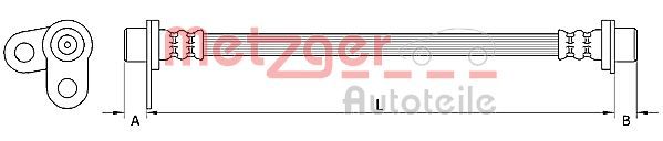 METZGER AUTOTEILE 4110747 Brake Hose
