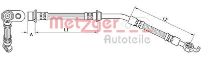 Brake Hose METZGER AUTOTEILE 4110786