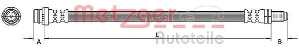 METZGER AUTOTEILE 4110796 Brake Hose