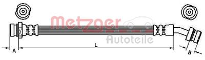 Brake Hose METZGER AUTOTEILE 4110833