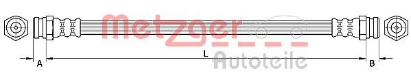 METZGER AUTOTEILE 4110877 Brake Hose