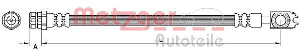 METZGER AUTOTEILE 4110891 Brake Hose
