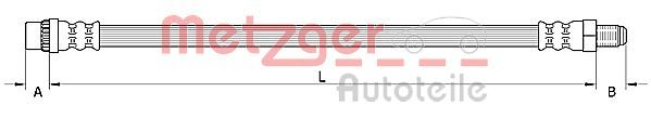 METZGER AUTOTEILE 4110895 Brake Hose