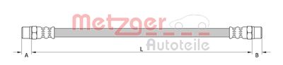 Brake Hose METZGER AUTOTEILE 4110899