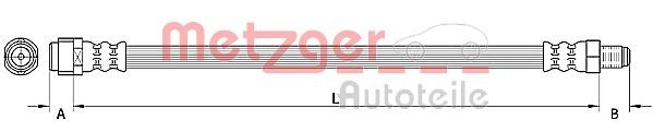 METZGER AUTOTEILE 4110922 Brake Hose
