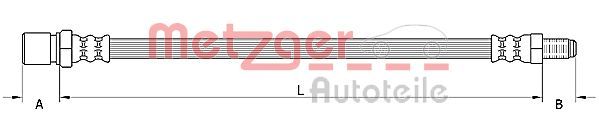 METZGER AUTOTEILE 4110926 Brake Hose