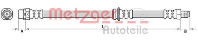 Brake Hose METZGER AUTOTEILE 4110946