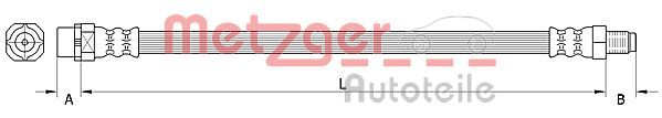 METZGER AUTOTEILE 4110996 Brake Hose