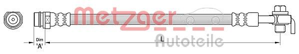 METZGER AUTOTEILE 4111039 Brake Hose