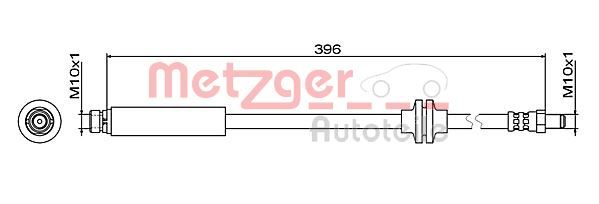 METZGER AUTOTEILE 4111470 Brake Hose