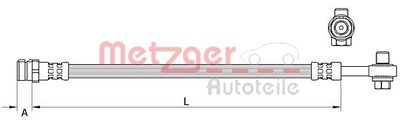 Brake Hose METZGER AUTOTEILE 4111477