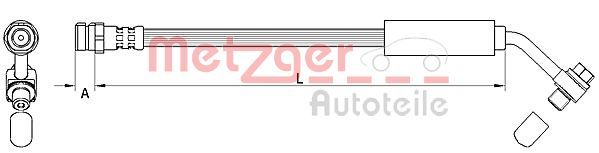 METZGER AUTOTEILE 4111478 Brake Hose
