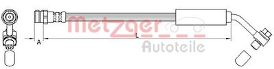 Brake Hose METZGER AUTOTEILE 4111478