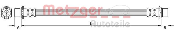 METZGER AUTOTEILE 4111503 Brake Hose