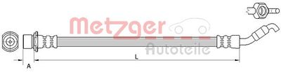 Brake Hose METZGER AUTOTEILE 4111511