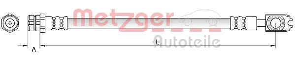 METZGER AUTOTEILE 4111523 Brake Hose