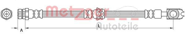 METZGER AUTOTEILE 4111539 Brake Hose