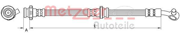 METZGER AUTOTEILE 4111547 Brake Hose