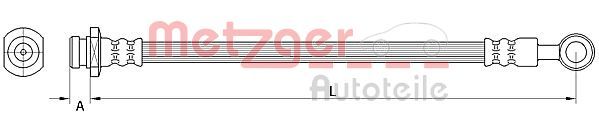 METZGER AUTOTEILE 4111549 Brake Hose