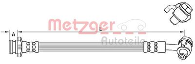 Brake Hose METZGER AUTOTEILE 4111585
