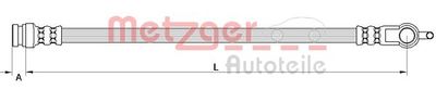 Brake Hose METZGER AUTOTEILE 4111630