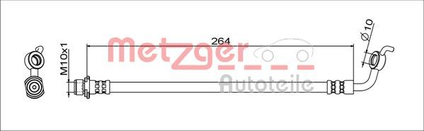 METZGER AUTOTEILE 4111719 Brake Hose