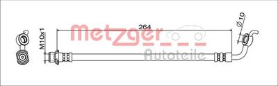 Brake Hose METZGER AUTOTEILE 4111719