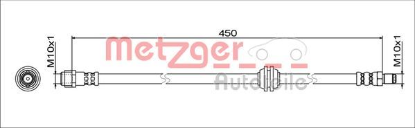 METZGER AUTOTEILE 4111775 Brake Hose