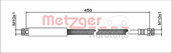 METZGER AUTOTEILE 4112039 Brake Hose