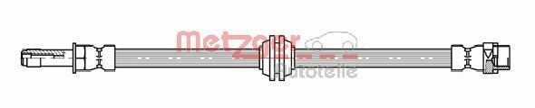 METZGER AUTOTEILE 4114072 Brake Hose