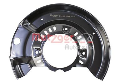 Splash Guard, brake disc METZGER AUTOTEILE 6115196