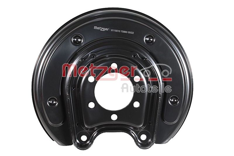 METZGER AUTOTEILE 6115510 Splash Guard, brake disc