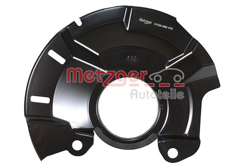 METZGER AUTOTEILE 6115526 Splash Guard, brake disc