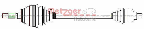 METZGER AUTOTEILE 7210027 Drive Shaft