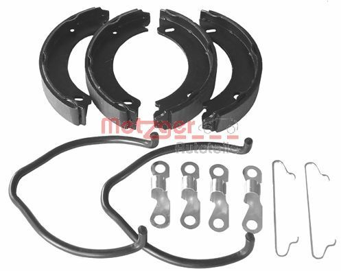 METZGER AUTOTEILE KR 628 Brake Shoe Set, parking brake