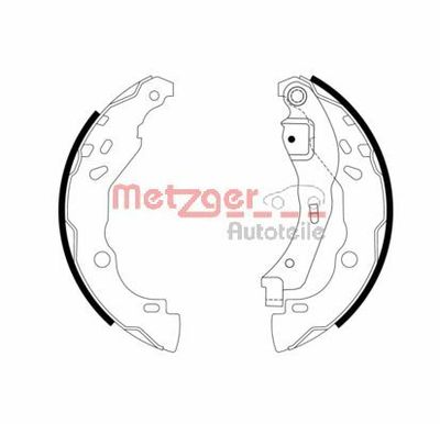 Brake Shoe Set METZGER AUTOTEILE MG 968