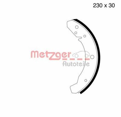 Brake Shoe Set METZGER AUTOTEILE MG 105