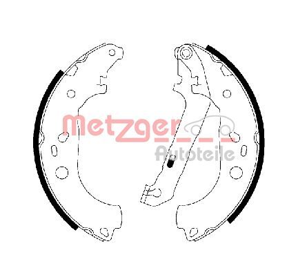 METZGER AUTOTEILE MG 211 Brake Shoe Set