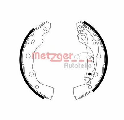 Brake Shoe Set METZGER AUTOTEILE MG 973
