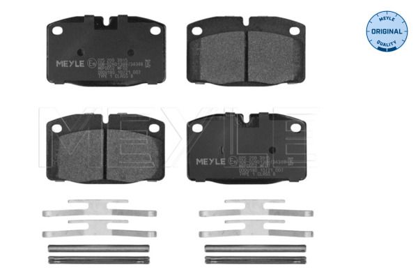 MEYLE 025 209 3915 Brake Pad Set, disc brake