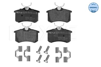 Brake Pad Set, disc brake MEYLE 025 209 6117