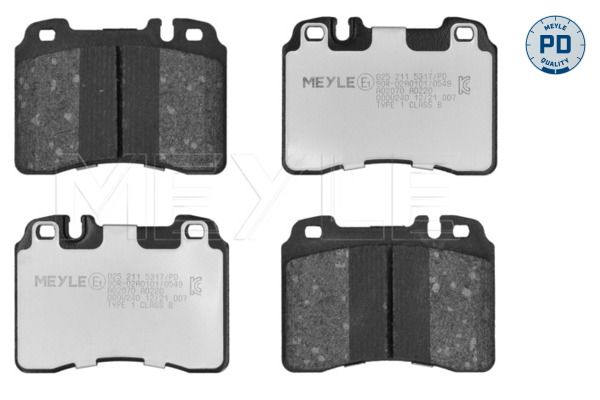 MEYLE 025 211 5317/PD Brake Pad Set, disc brake