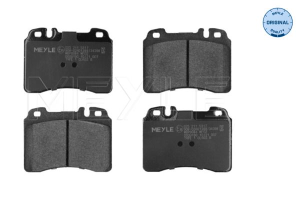 MEYLE 025 211 5317 Brake Pad Set, disc brake