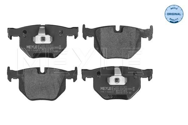 MEYLE 025 212 8217 Brake Pad Set, disc brake