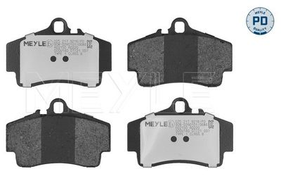 Brake Pad Set, disc brake MEYLE 025 217 9216/PD