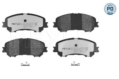 Brake Pad Set, disc brake MEYLE 025 220 6518/PD