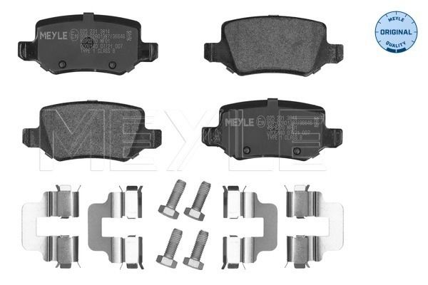 MEYLE 025 231 3814 Brake Pad Set, disc brake