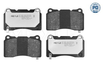 Brake Pad Set, disc brake MEYLE 025 233 2516/PD